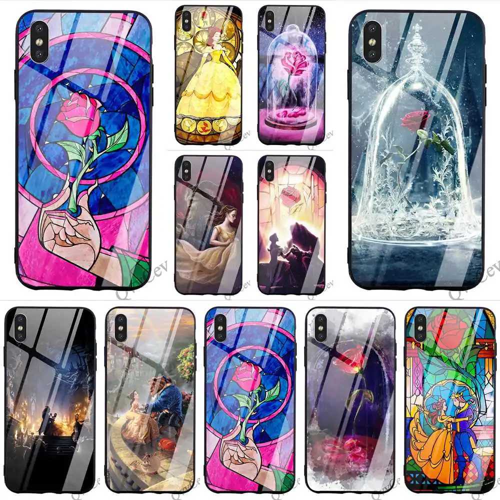 Hybrid Beauty Beast Tempered Glass Phone Case for iPhone Xs Cover Max X 6 6S XR 8 Plus 7 5S 5 SE Skin
Hybrid Beauty Beast Tempered Glass Phone Case for iPhone Xs Cover Max X 6 6S XR 8 Plus 7 5S 5 SE Skin