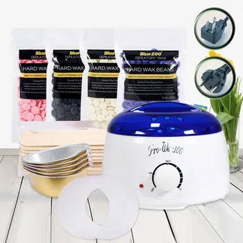Hair Removal Kit 1pcs Wax Warmer + 4 Packs Wax Beans + 10pcs Waxing Sticks + 5pcs Bowls + 10pcs Protective Collars for Men Women
Hair Removal Kit 1pcs Wax Warmer + 4 Packs Wax Beans + 10pcs Waxing Sticks + 5pcs Bowls + 10pcs Protective Collars for Men Women