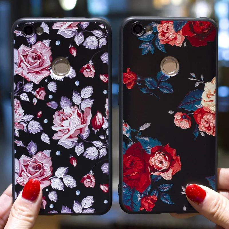 WeeYRN Black Flower 3D Relief Soft Case Xiaomi Redmi Note 5 Pro Redmi 5A 5 Plus Luxury Silicone TPU Case Redmi note 5A Prime
WeeYRN Black Flower 3D Relief Soft Case Xiaomi Redmi Note 5 Pro Redmi 5A 5 Plus Luxury Silicone TPU Case Redmi note 5A Prime
