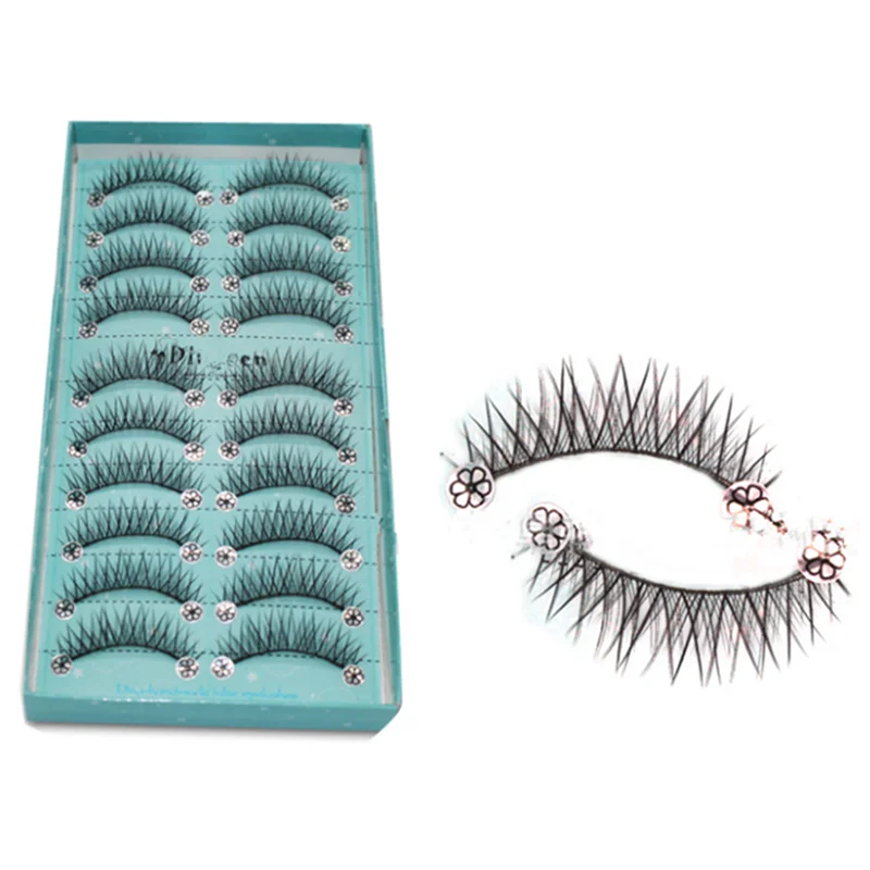 10 Pairs/Set Makeup 3D False Eyelashes Gorgeous Soft Long Cross Eye Lashes Fake Lashes Extension Make Up Beauty Tools
10 Pairs/Set Makeup 3D False Eyelashes Gorgeous Soft Long Cross Eye Lashes Fake Lashes Extension Make Up Beauty Tools