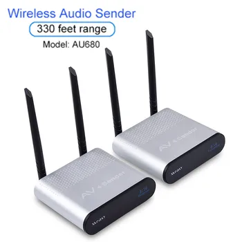 AU680 Wireless Audio Sender Transmitter and TV Signal Receiver Long Distance Remote Control 100 Metres for Home Entertainment
AU680 Wireless Audio Sender Transmitter and TV Signal Receiver Long Distance Remote Control 100 Metres for Home Entertainment