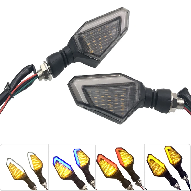 Pair Motorcycle LED Turn Signal Lamps Left Right Signals Daytime Running Lights Indicators Blinkers Universal
Pair Motorcycle LED Turn Signal Lamps Left Right Signals Daytime Running Lights Indicators Blinkers Universal