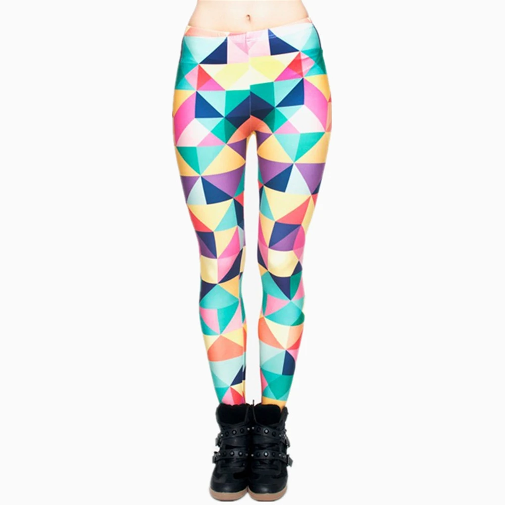 Fashion Triangles Color Printing Legins Womens Legging Stretchy Trousers Casual Pants Leggings Free shipping
Fashion Triangles Color Printing Legins Womens Legging Stretchy Trousers Casual Pants Leggings Free shipping