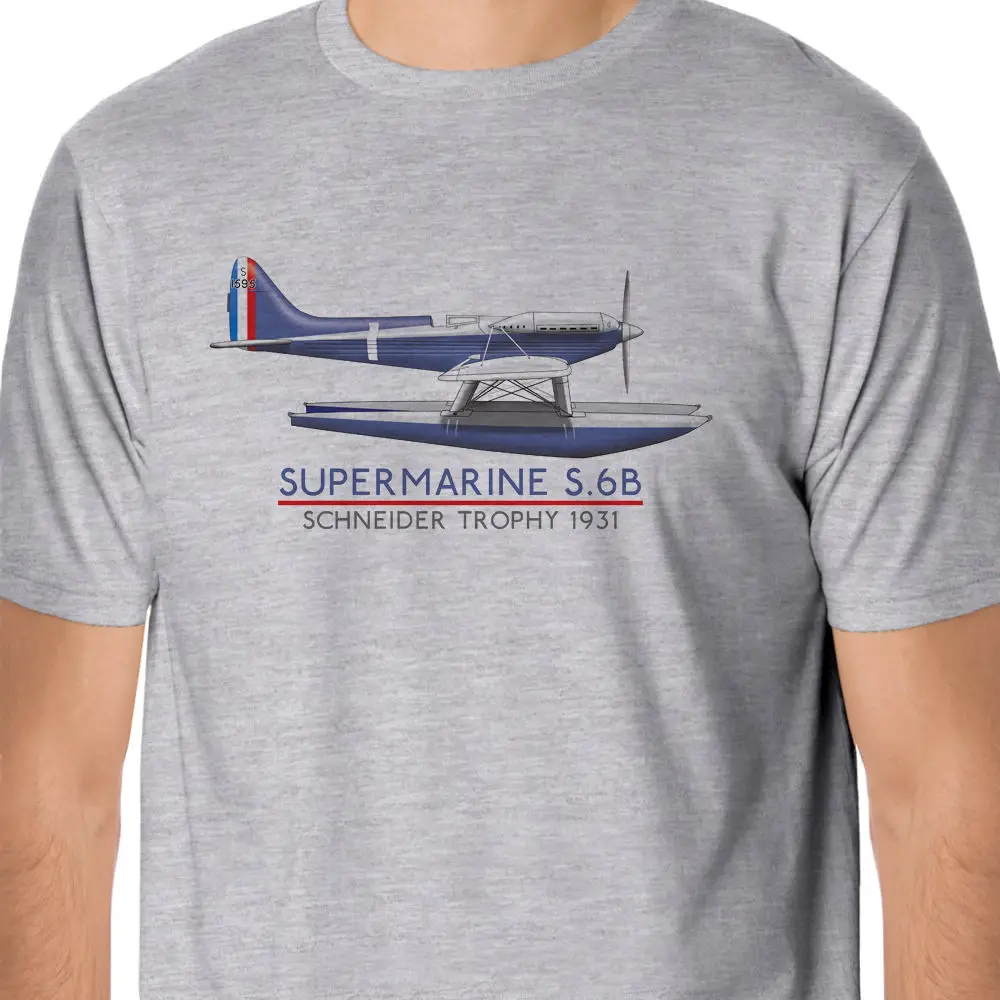2019 Hot Sale 100% Supermarine S.6B Schneider Trophy Seaplane T-Shirt Summer Style Tee Shirt
2019 Hot Sale 100% Supermarine S.6B Schneider Trophy Seaplane T-Shirt Summer Style Tee Shirt