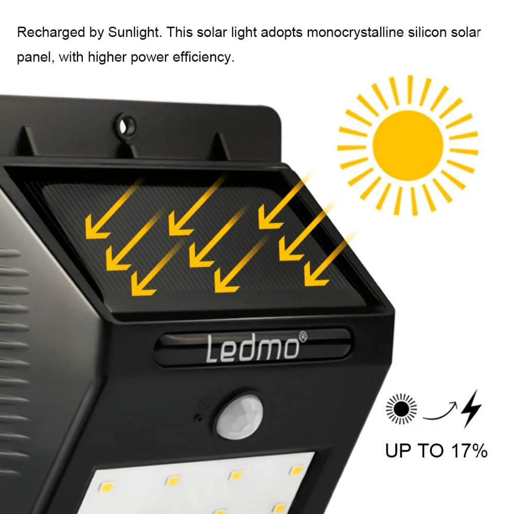 2018 LEDMO LED Solar Lamp 20Leds Waterproof Wall Light Solar Panel Movement Sensor Led Lamp Garden Garn Wall Lamp
2018 LEDMO LED Solar Lamp 20Leds Waterproof Wall Light Solar Panel Movement Sensor Led Lamp Garden Garn Wall Lamp