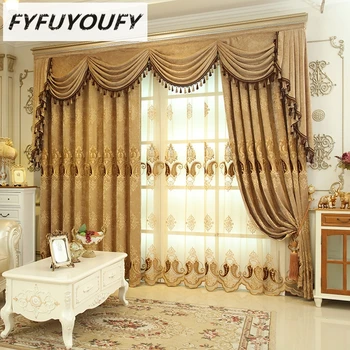 Luxury villa curtains,heavy flannelette curtains for living room,bedroom blinds,embroidered tulles and shade curtains Soft cloth
Luxury villa curtains,heavy flannelette curtains for living room,bedroom blinds,embroidered tulles and shade curtains Soft cloth