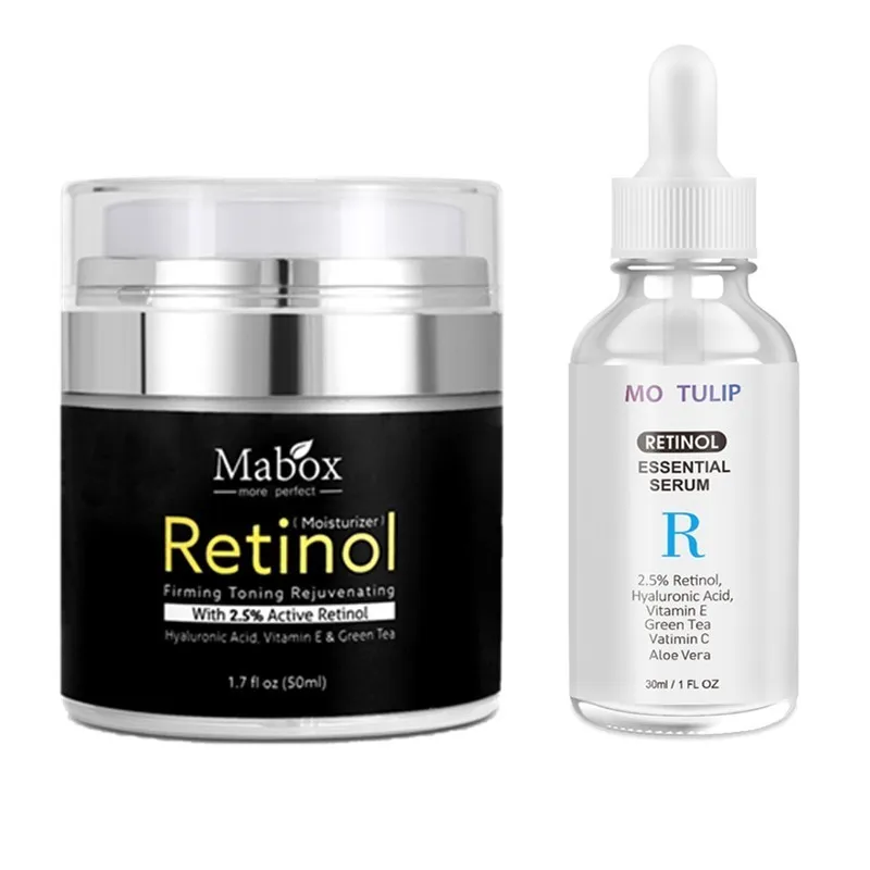 MABOX Organic Retinol Moisturizer Face Cream Retinol Serum Anti-aging Face Eye Area Vitamin E and Green Tea Face Cream Serum
MABOX Organic Retinol Moisturizer Face Cream Retinol Serum Anti-aging Face Eye Area Vitamin E and Green Tea Face Cream Serum