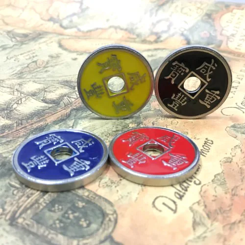 Four Colour Chinese Coin set Magic Tricks Color Change Chinese Ancient Coin Magia Stage Accessories Illusion Props Gimmick
Four Colour Chinese Coin set Magic Tricks Color Change Chinese Ancient Coin Magia Stage Accessories Illusion Props Gimmick