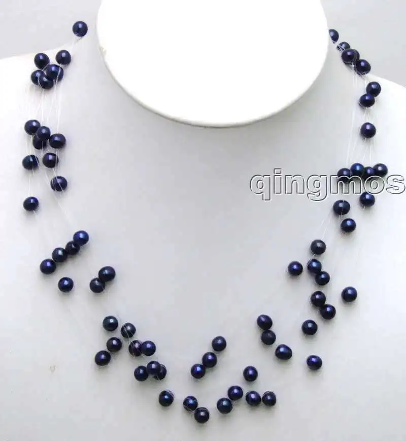 SALE Great 6-7mm Black Round natural Freshwater Starriness 8 strands Pearl 18-20" Necklace-nec5790 Wholesale/retail Free ship
SALE Great 6-7mm Black Round natural Freshwater Starriness 8 strands Pearl 18-20" Necklace-nec5790 Wholesale/retail Free ship
