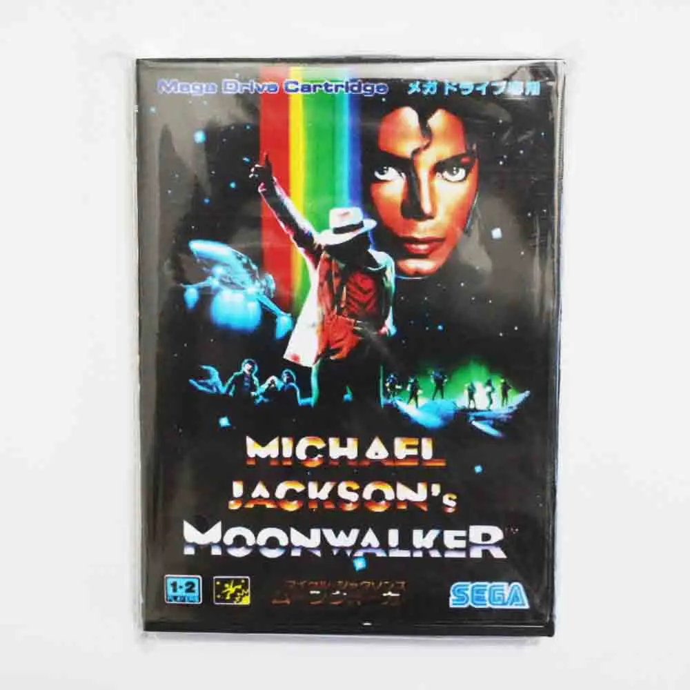 Michael Jackson 's Moonwalker Game Cartridge 16 bit MD Game Card With Retail Box For Sega Mega Drive
Michael Jackson 's Moonwalker Game Cartridge 16 bit MD Game Card With Retail Box For Sega Mega Drive
