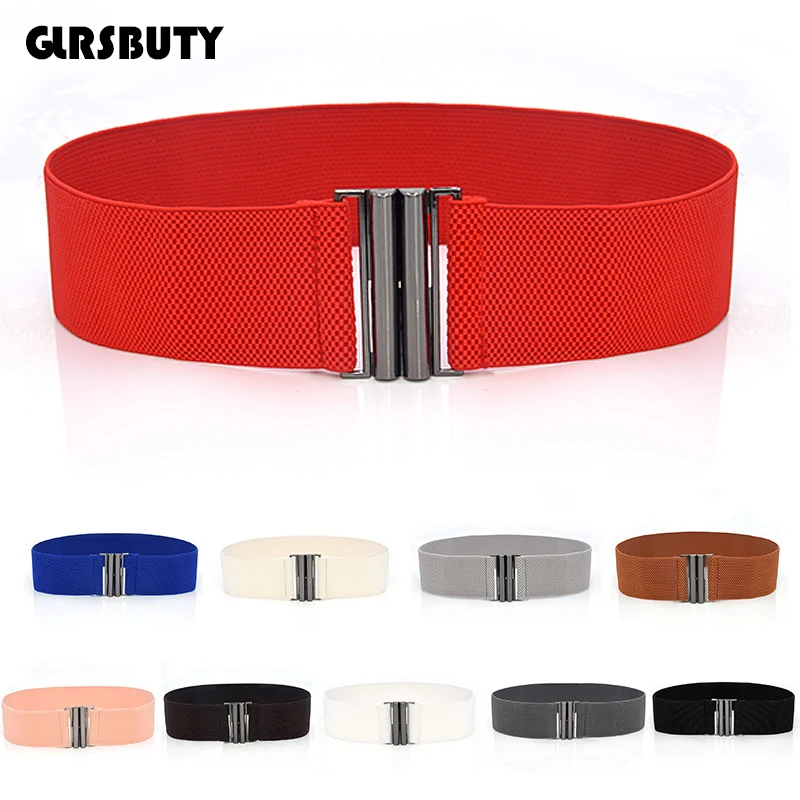 Waist Belt Women Wide Elastic Dress Belt 2019 GLRSBUTY Accessories Stretch Elastic Wide Corset Waist Metal Buckle
Waist Belt Women Wide Elastic Dress Belt 2019 GLRSBUTY Accessories Stretch Elastic Wide Corset Waist Metal Buckle