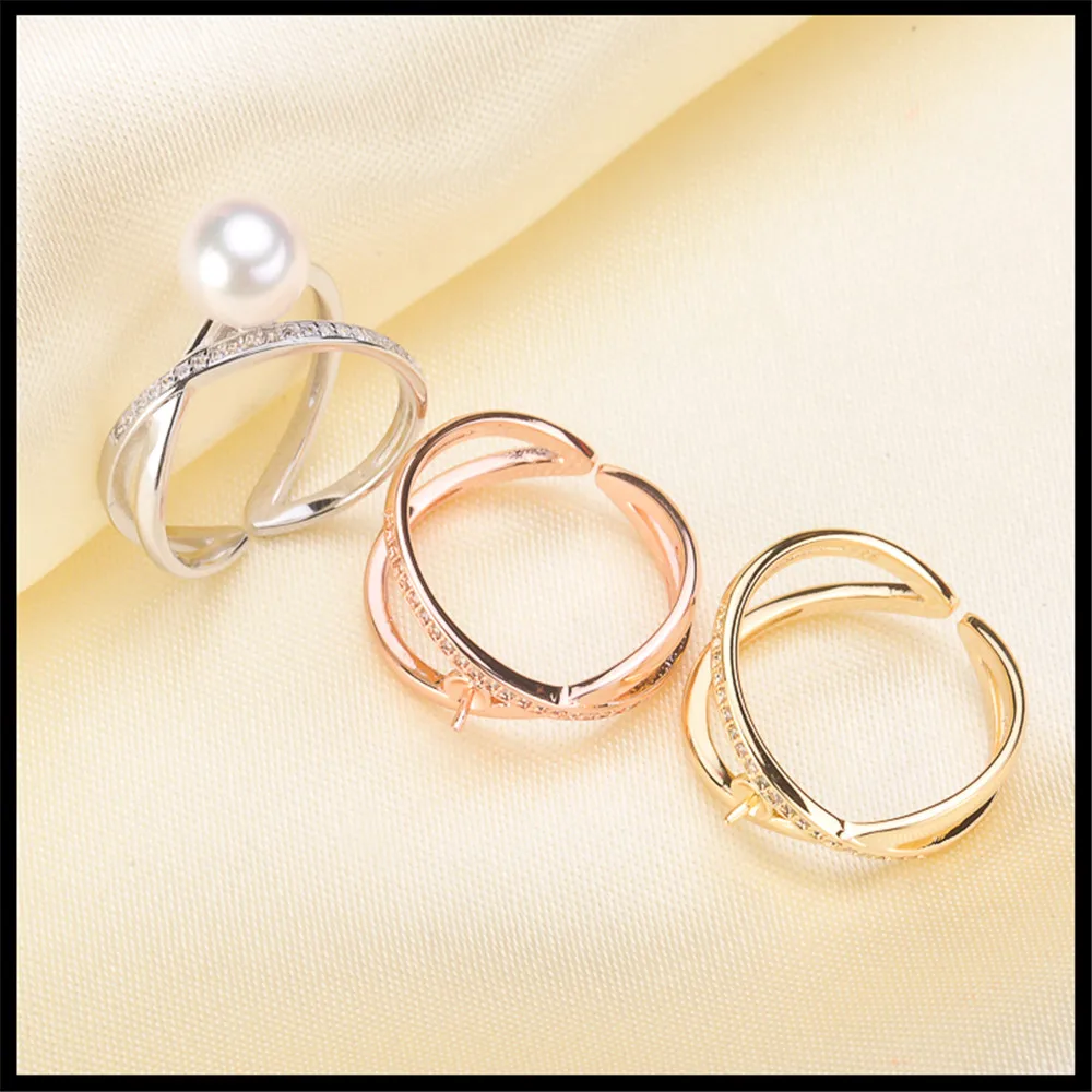 925 silver fine jewelry accessories wholesale diy handmade unique semi mount ring settings pearl jewelry making for women
925 silver fine jewelry accessories wholesale diy handmade unique semi mount ring settings pearl jewelry making for women