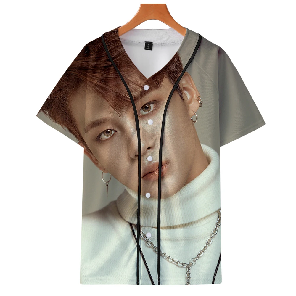 Kpop ATEEZ Idol Photo loose Short sleeve Baseball Tees Streetwear Hongjoong Seonghwa Yunho Yeosang San Mingi Wooyoung Jongho
Kpop ATEEZ Idol Photo loose Short sleeve Baseball Tees Streetwear Hongjoong Seonghwa Yunho Yeosang San Mingi Wooyoung Jongho