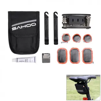 SAHOO 16 In 1 Multi Bike Bicycle Repair Tool Box Kit Set Multitool Cycling Tire Repair Service Portable Tools and Bag
SAHOO 16 In 1 Multi Bike Bicycle Repair Tool Box Kit Set Multitool Cycling Tire Repair Service Portable Tools and Bag