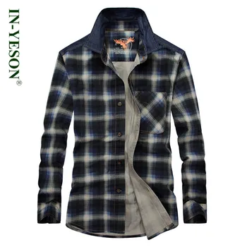 Brand plaid shirt men long sleeve casual shirt men IN-YESON slim fit leisure men dress shirt breathable camisa social masculina
Brand plaid shirt men long sleeve casual shirt men IN-YESON slim fit leisure men dress shirt breathable camisa social masculina