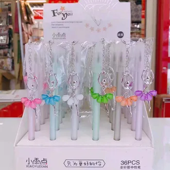 4 Pcs/set Cute 0.5mm Diamond Dancing Girl Pendant Gel Pens Black Inked Signature Pens for Writing Cute Stationery Office School
4 Pcs/set Cute 0.5mm Diamond Dancing Girl Pendant Gel Pens Black Inked Signature Pens for Writing Cute Stationery Office School