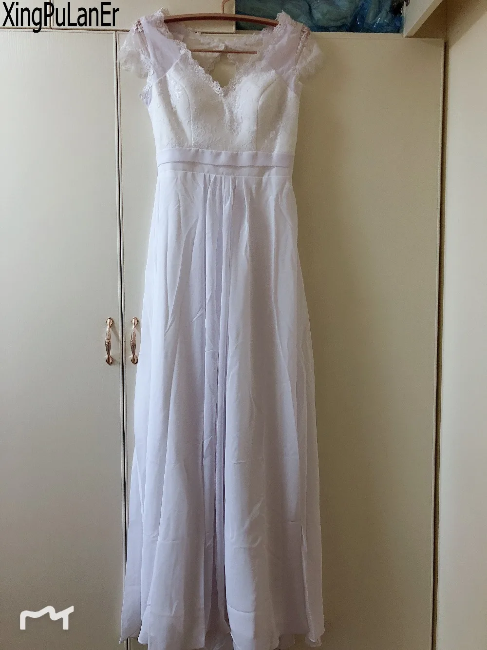 Short Sleeve A Line Cheap Long Wedding Dresses Chiffon Lace Bridal Gowns Short Sleeve Open Back Vestidos De Novia In Stock
Short Sleeve A Line Cheap Long Wedding Dresses Chiffon Lace Bridal Gowns Short Sleeve Open Back Vestidos De Novia In Stock