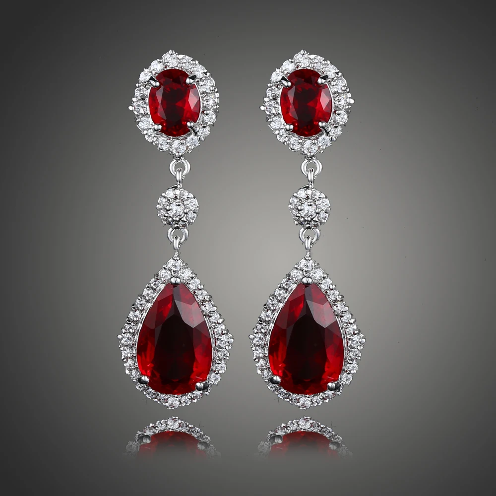 New Trendy Luxury Long Earrings red/purple High Quality Cubic Zircon AAA Zirconia Earrings Women Wedding Bridal Jewelry Gift
New Trendy Luxury Long Earrings red/purple High Quality Cubic Zircon AAA Zirconia Earrings Women Wedding Bridal Jewelry Gift