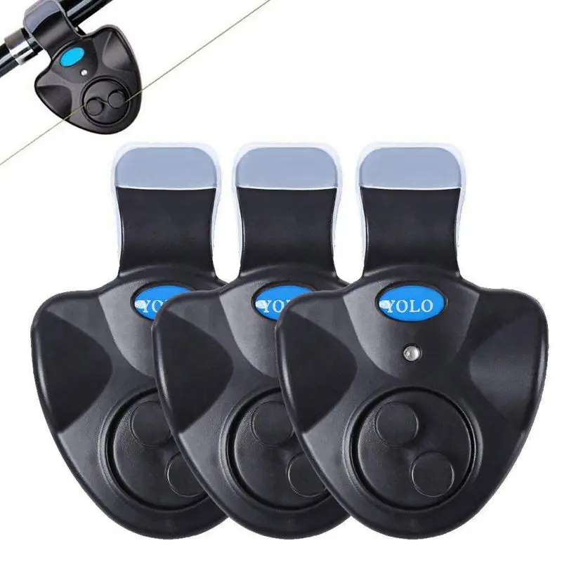 YOLO Electronic Fishing Bite Indicator LED Light Sound Alarm Alert Bell Clip On Fishing Rod Wrapped
YOLO Electronic Fishing Bite Indicator LED Light Sound Alarm Alert Bell Clip On Fishing Rod Wrapped