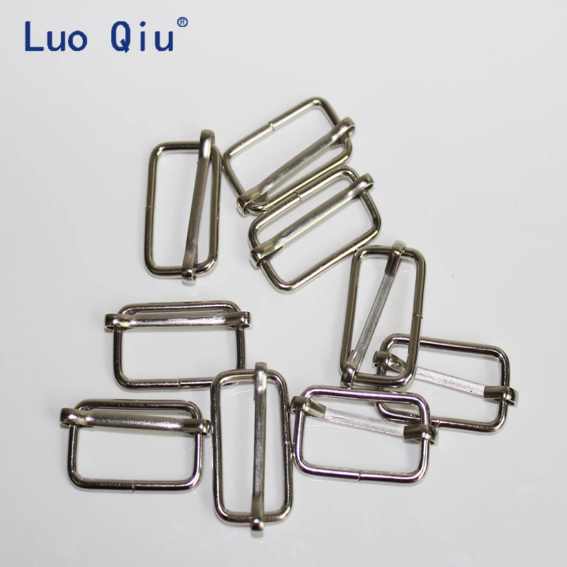 Luo Qiu200 pcs/lot 25mm 1in Silver Webbing adjustment buckle suspenders buckles Belt Slider Third gear deduction suspender clips 
Luo Qiu200 pcs/lot 25mm 1in Silver Webbing adjustment buckle suspenders buckles Belt Slider Third gear deduction suspender clips