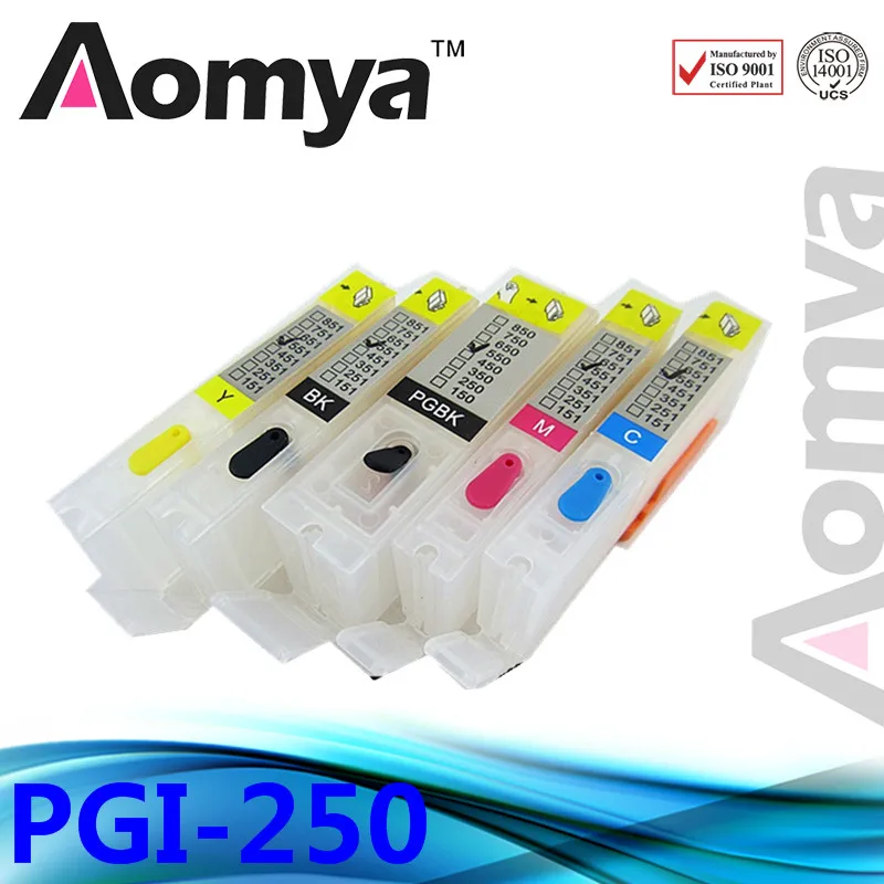 PGI-250/CLI-251 многоразовые картриджи для Canon MG5420 IP7220 MX722 MX922 MG5520 MG6420 MG5620 MG6620 MG5522 iX6820
