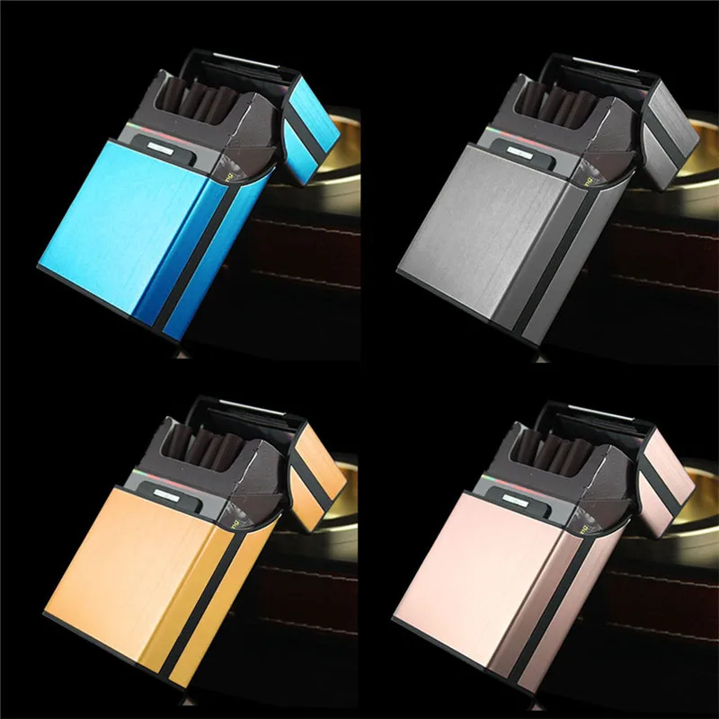 New Cigarette Cigar Pocket Container Storage Pack Light Aluminum Case Box Holder m15
New Cigarette Cigar Pocket Container Storage Pack Light Aluminum Case Box Holder m15