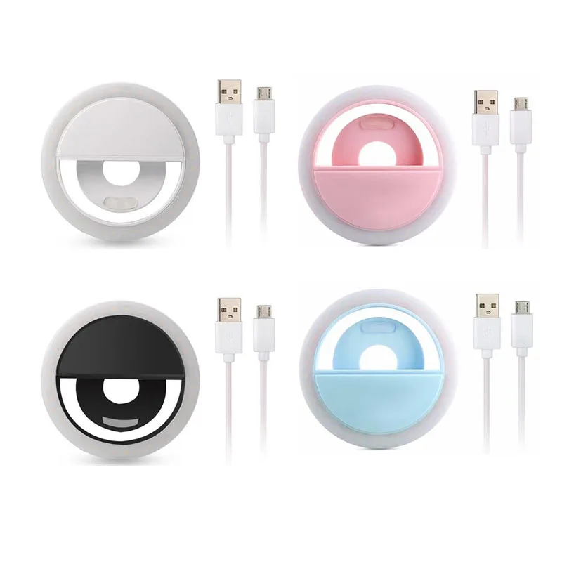 Selfie Ring Flash Led Fill Light Lamp Lens Camera Spotlight+USB charger Cable for iphone X XS 8 Samsung S10 Xiaomi Huawei Phone
Selfie Ring Flash Led Fill Light Lamp Lens Camera Spotlight+USB charger Cable for iphone X XS 8 Samsung S10 Xiaomi Huawei Phone