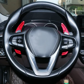 lsrtw2017 aluminum alloy car steering wheel shift paddle for bmw x3 520i 640i 730i 740i 528i 530i 535i 2016-2019 g01 g11 g12 g30