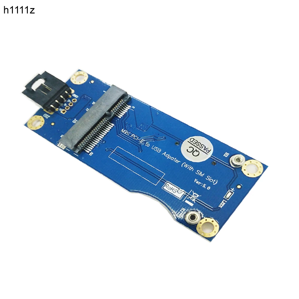 Mini PCI-E PCI Express Wireless to USB Riser SIM Card Slot WWAN LTE Module Adapter Converter Card 9Pin USB Cable PC Components
Mini PCI-E PCI Express Wireless to USB Riser SIM Card Slot WWAN LTE Module Adapter Converter Card 9Pin USB Cable PC Components