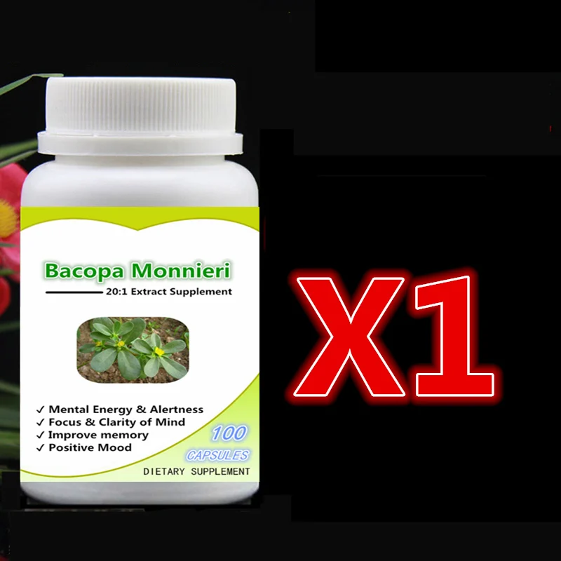 Focus & Clarity of Mind Supports,Improve Memory and mood,lower stress,Bacopa Monnieri 20:1 Extract with Bacosides,100pcs/bottle
Focus & Clarity of Mind Supports,Improve Memory and mood,lower stress,Bacopa Monnieri 20:1 Extract with Bacosides,100pcs/bottle