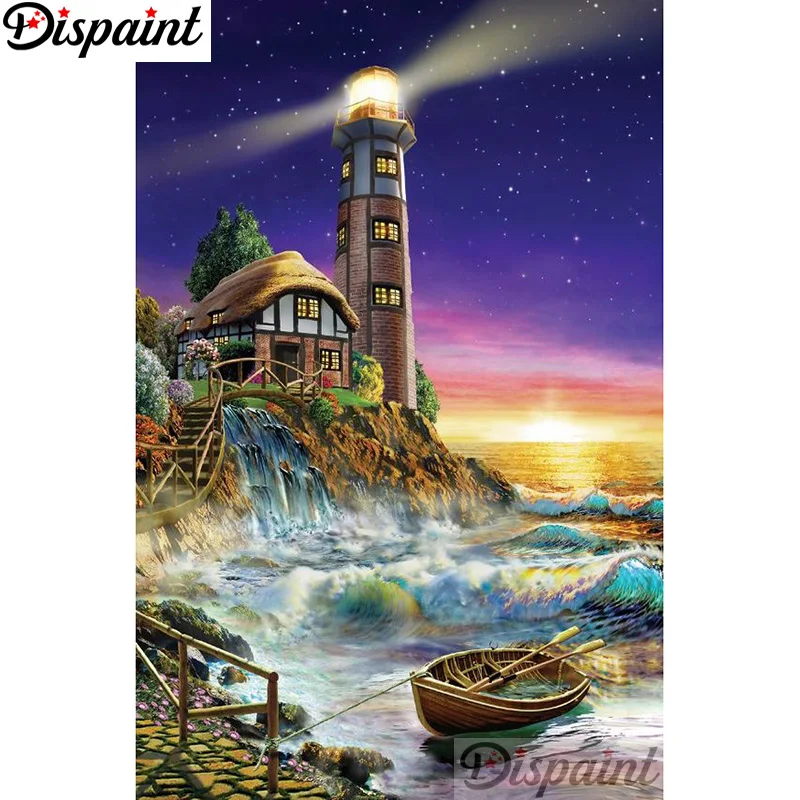 Dispaint Full Square/Round Drill 5D DIY Diamond Painting "House boat" Embroidery Cross Stitch 3D Home Decor A12622
Dispaint Full Square/Round Drill 5D DIY Diamond Painting "House boat" Embroidery Cross Stitch 3D Home Decor A12622