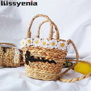 Kissyenia INS Hot Handmade Bohemian Bali Beach Bags Women Rattan Straw Knitted Bags Summer Wicker Weaving Shoulder Bags KS1236
Kissyenia INS Hot Handmade Bohemian Bali Beach Bags Women Rattan Straw Knitted Bags Summer Wicker Weaving Shoulder Bags KS1236