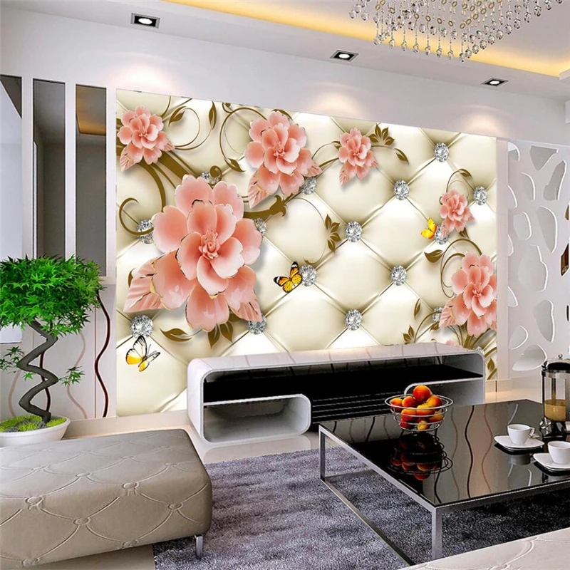 beibehang papel de parede para quarto European-style soft diamond flower butterfly wall Custom large mural green wallpaper
beibehang papel de parede para quarto European-style soft diamond flower butterfly wall Custom large mural green wallpaper