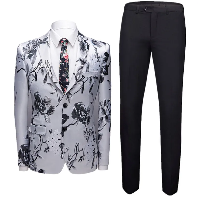 White Embroidered Custom Made Men Wedding Suits Male Slim Fit 2 PCs Jacket+Pants For Wedding Groom Prom Party Tuxedos
White Embroidered Custom Made Men Wedding Suits Male Slim Fit 2 PCs Jacket+Pants For Wedding Groom Prom Party Tuxedos