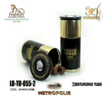 LUBINSKI Cigar Case Humidor Large Moisturizing Tube Pot with Humidifier Humidity and Hygrometer Can Hold Seven CigarsLB TU 055
LUBINSKI Cigar Case Humidor Large Moisturizing Tube Pot with Humidifier Humidity and Hygrometer Can Hold Seven CigarsLB TU 055