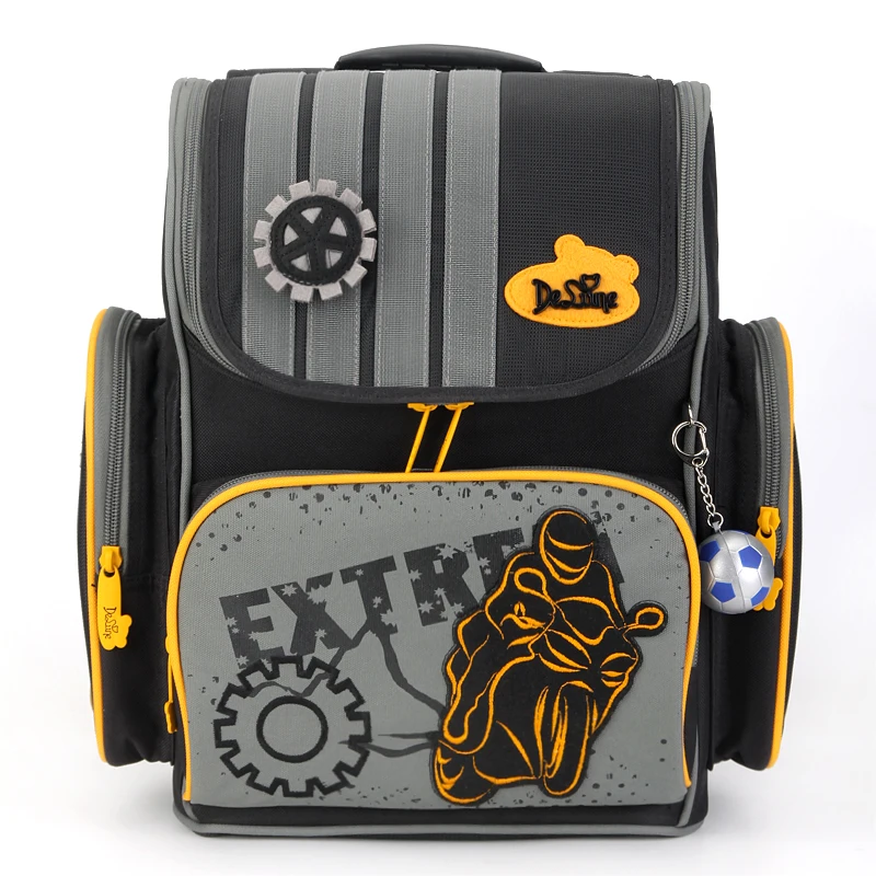 Delune 2017 cartoon children's bag, boy's schoolbag, kid's bag, safe high quality display of cool motorcycle cartoon BooKbag
Delune 2017 cartoon children's bag, boy's schoolbag, kid's bag, safe high quality display of cool motorcycle cartoon BooKbag