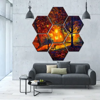 One Set Modular 7 Piece Abstract Artistic Autumn Park Painting Modern Unique Home Wall Decorative Canvas Print Type Poster
One Set Modular 7 Piece Abstract Artistic Autumn Park Painting Modern Unique Home Wall Decorative Canvas Print Type Poster