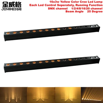Free Shipping 2pcs/lot 16x3w Indoor Led Wall Washer Light Yellow Color Cree Bar Stage Light For Disco DJ
Free Shipping 2pcs/lot 16x3w Indoor Led Wall Washer Light Yellow Color Cree Bar Stage Light For Disco DJ