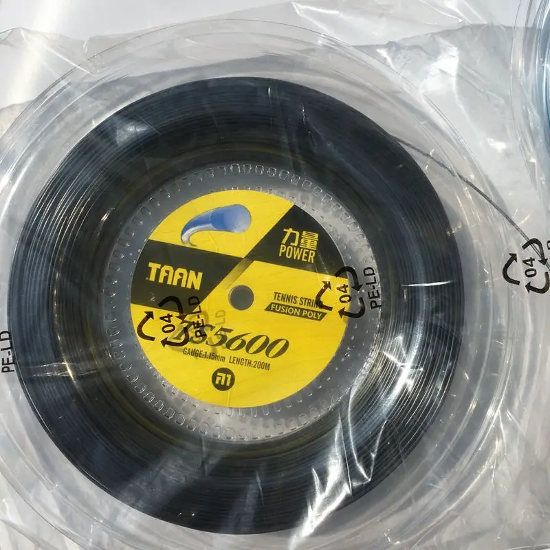 High Elasticity Durable Poly Tennis Strings 200M Reel Showcase