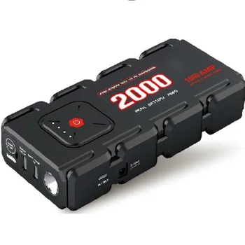 Updated 80000mah 2000A Peak Jump Starter LED Flashlight Power Bank Auto Battery Supply Phone Power Clamps For 12V Car Boat
Updated 80000mah 2000A Peak Jump Starter LED Flashlight Power Bank Auto Battery Supply Phone Power Clamps For 12V Car Boat