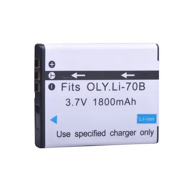 1Pc 3.7V 1800mAh Li-70B Li 70B Camera Battery for Olympus VG-110, VG-120, VG-130, VG-140, VG-160, FE4020 Digital Camera
1Pc 3.7V 1800mAh Li-70B Li 70B Camera Battery for Olympus VG-110, VG-120, VG-130, VG-140, VG-160, FE4020 Digital Camera