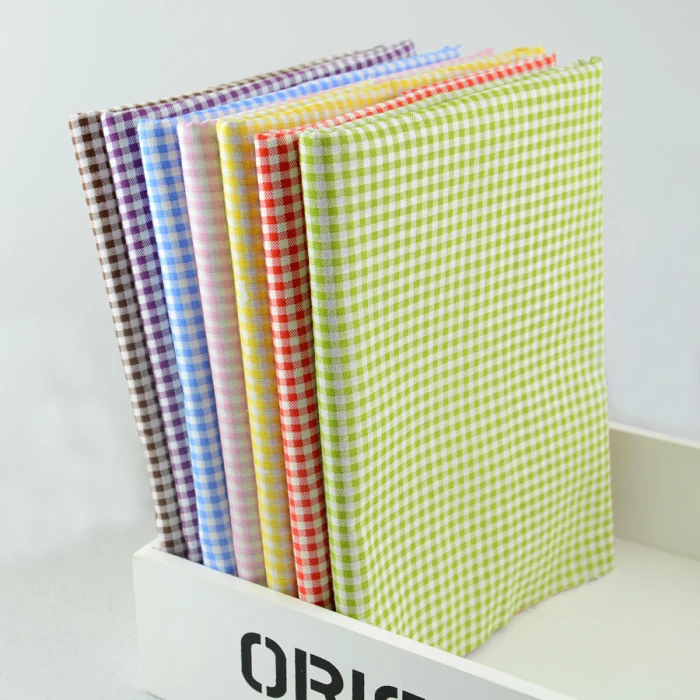Booksew Cotton Fabric 50cmx50cm 7 Colors Assorted Fat Quarters Basic Patchwork Fabric Bundle for sewing"Mini Checks"W3B3-2
Booksew Cotton Fabric 50cmx50cm 7 Colors Assorted Fat Quarters Basic Patchwork Fabric Bundle for sewing"Mini Checks"W3B3-2