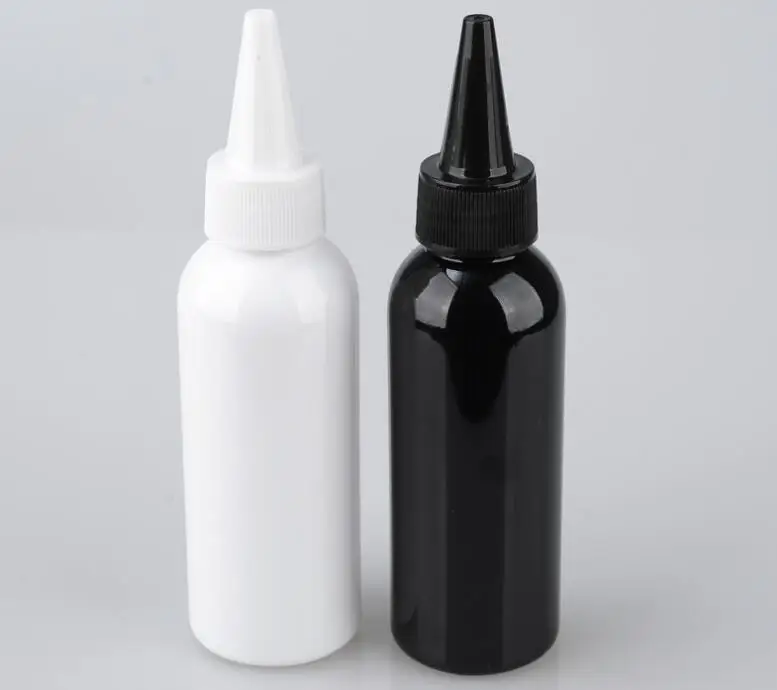 1pcs 100ml PET Plastic Empty Bottle With Long Nozzle Header Cap Travel Cosmetic Shampoo Refillable Bottles black and white
1pcs 100ml PET Plastic Empty Bottle With Long Nozzle Header Cap Travel Cosmetic Shampoo Refillable Bottles black and white