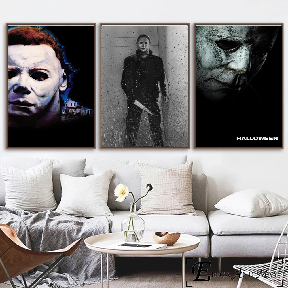 Halloween Michael Myers Hot Movie Art Canvas Poster 8x12 24x36 inch 