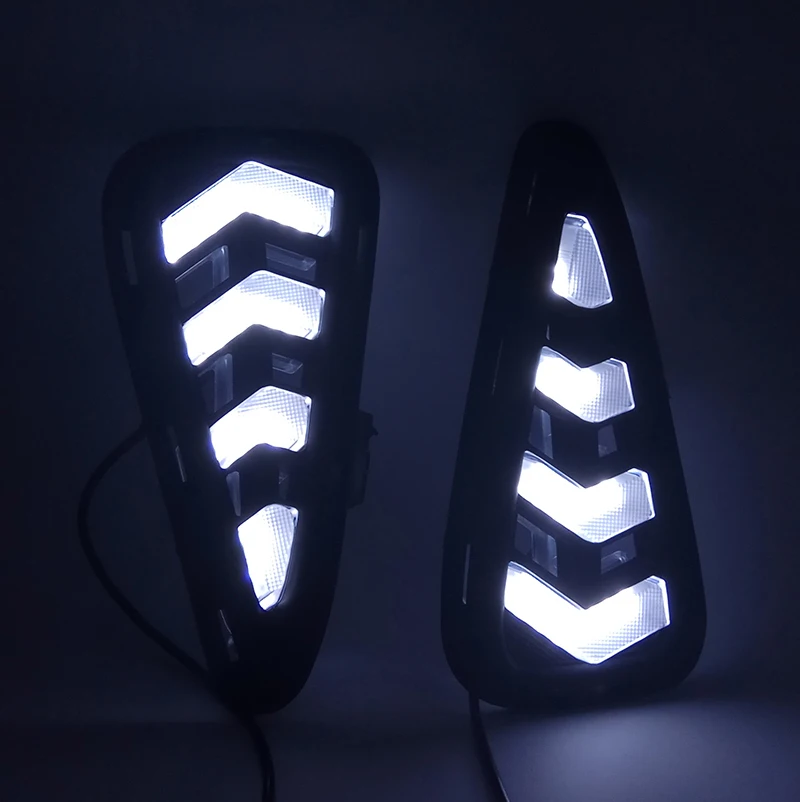 Car Flashing 2Pcs DRL For Toyota Camry 2015 2016 2017 Daytime Running Light fog lamp 12V LED DRL with Yellow Turn Signal Lamp
Car Flashing 2Pcs DRL For Toyota Camry 2015 2016 2017 Daytime Running Light fog lamp 12V LED DRL with Yellow Turn Signal Lamp