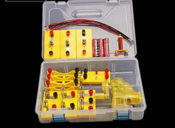 science electrical experiment box electric circuit experimental equipment suit with hand generator no battery
science electrical experiment box electric circuit experimental equipment suit with hand generator no battery