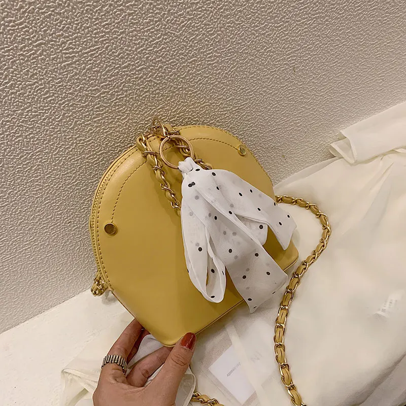 of small bag lady 2019 new style oceanic chain single shoulder bag fashion simple summer slanting Baitao shell bag
of small bag lady 2019 new style oceanic chain single shoulder bag fashion simple summer slanting Baitao shell bag