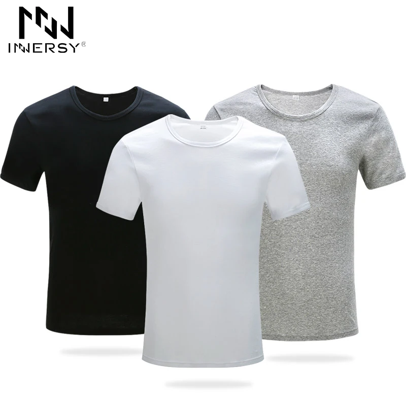 Innersy Men's Tops 2-pack Tees Summer Tees Cotton O neck t shirt Short Sleeve men fitness shirt Cotton Tops Men Vest Tshirt
Innersy Men's Tops 2-pack Tees Summer Tees Cotton O neck t shirt Short Sleeve men fitness shirt Cotton Tops Men Vest Tshirt