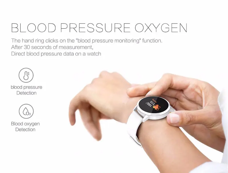 VERYFiTEK Q8 Heart Rate Monitor Smart Watch Blood Pressure Oxygen SmartWatch IP67 Pedometer Men Women Sport Fitness Watches (12)