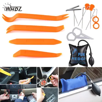 WHDZ 13pc Pump Wedge Universal Open Pry Tools Kit Panel Removal Dash Door Radio Auto Trim Radio Removal Tools Kit
WHDZ 13pc Pump Wedge Universal Open Pry Tools Kit Panel Removal Dash Door Radio Auto Trim Radio Removal Tools Kit